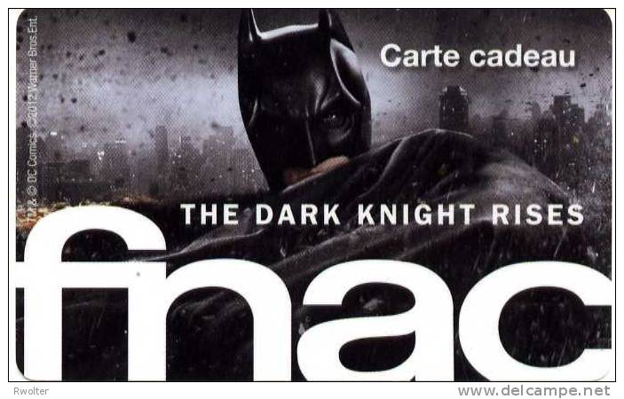 @+ Carte Cadeau - Gift Card : FNAC - Batman - Cartes De Fidélité Et Cadeau