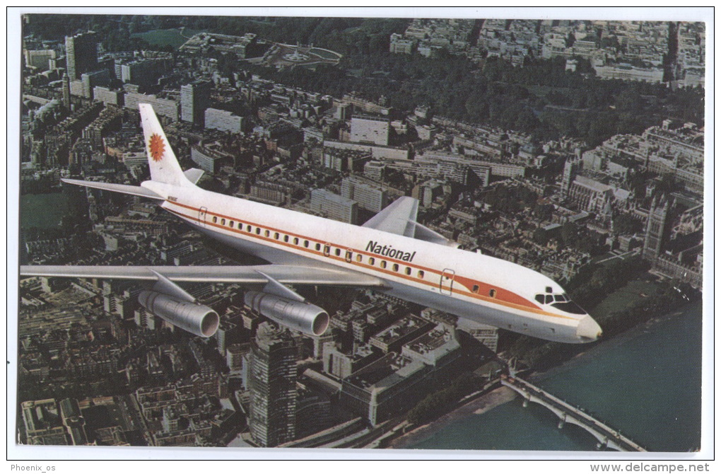 NATIONAL Airways, DC 8, Airplane, Flugzeug - 1946-....: Moderne