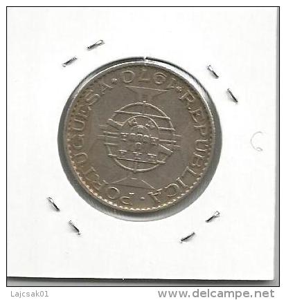 D2 Timor 10 Escudos 1970. KM#22 - Timor