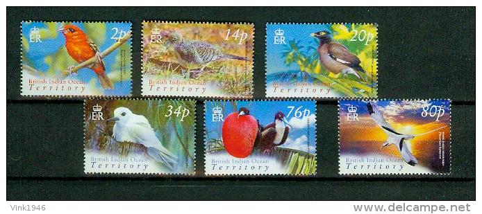 B.I.O.T. 2004, 6V , Part Set,,vogel,bird,birds,ois Eaux,pajaros,vögel,aves, MNH/Postfris(D1366) - Albatros
