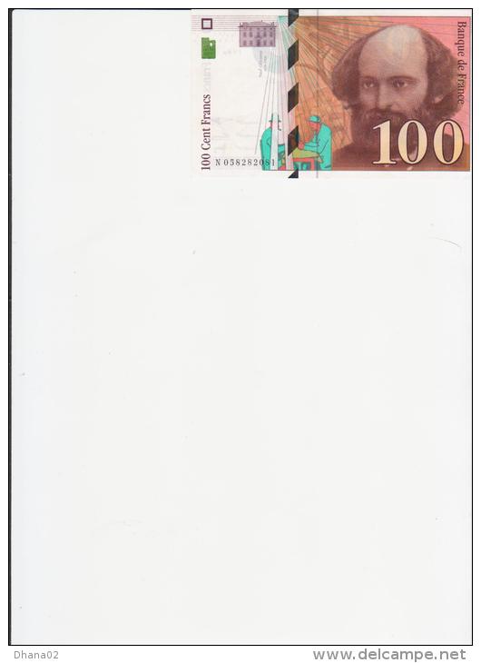 100 FRANCS Cezanne 1998 (occasion) - 100 F 1997-1998 ''Cézanne''