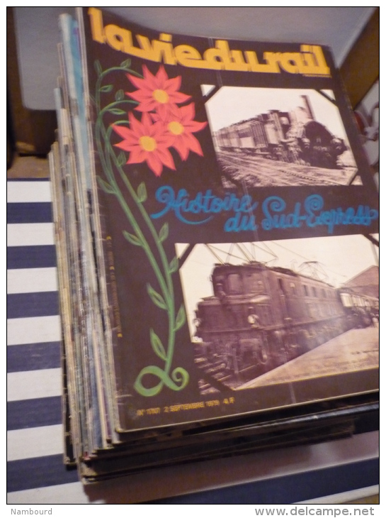 La Vie Du Rail 66 Numéros Entre Le N°1629 Et Le N°1707 - Trains