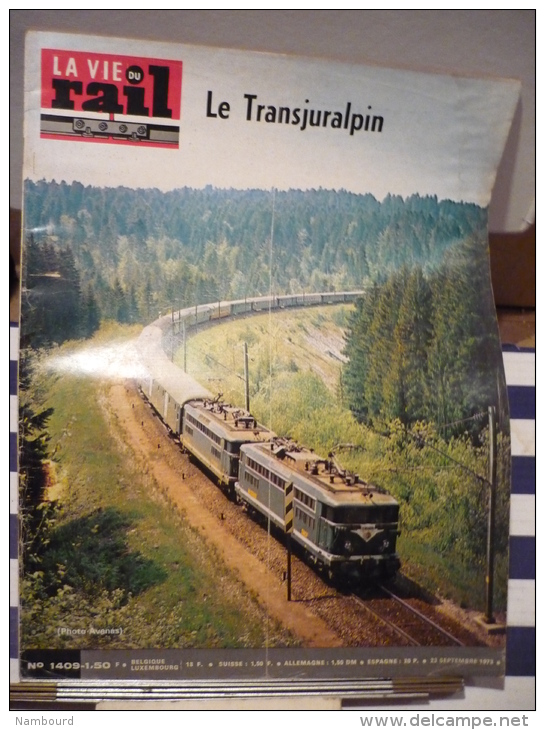La Vie Du Rail N°1409 Du 23 Septembre 1973 - Trains