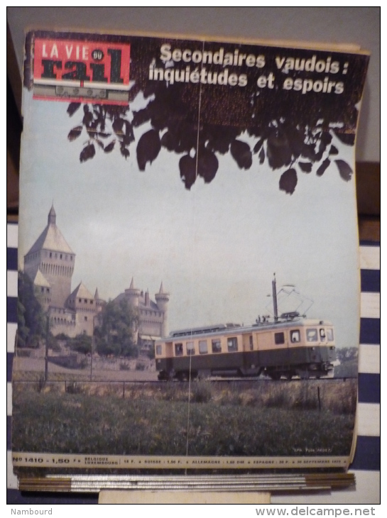 La Vie Du Rail N°1410 Du 30 Septembre 1973 - Trains