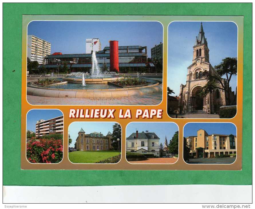 Rillieux-la-Pape (fontaine église Immeuble Château) - Rillieux La Pape