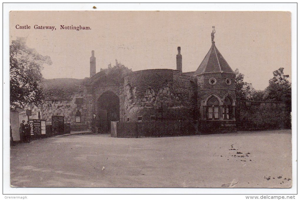 Cpa - Nottingham - Castle Gateway - 1907 - Nottingham