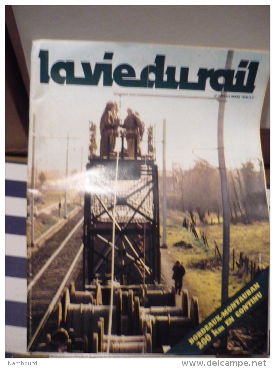 La Vie Du Rail N°1634 Du 12 Mars 1978 - Trains