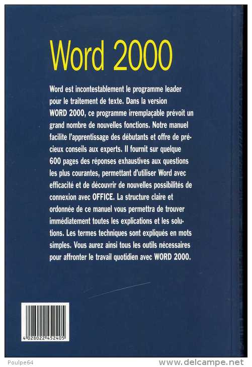 Word 2000 Pratique - 642 Pages - Informatik