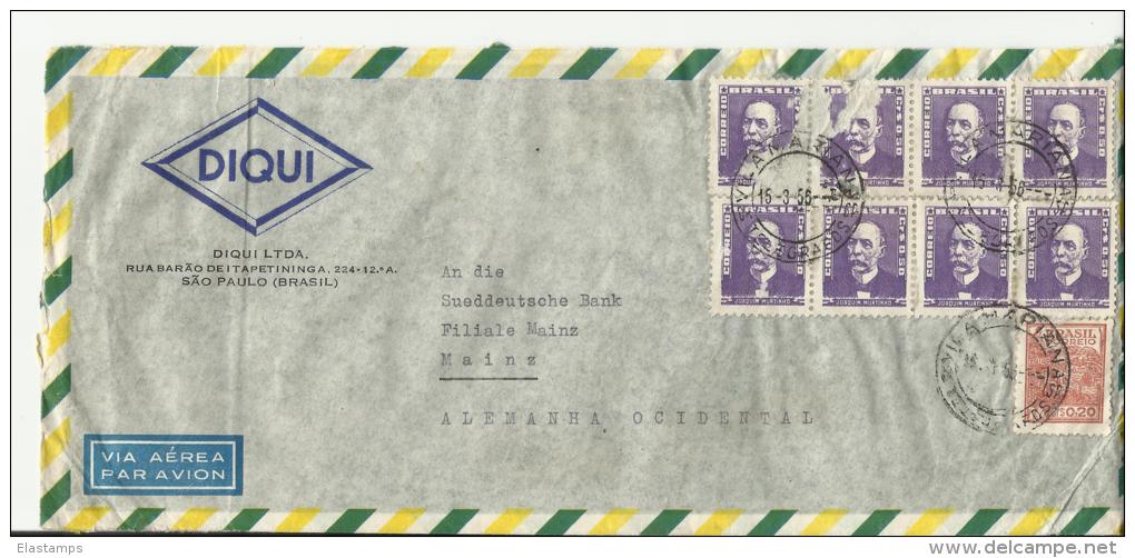 ==Brasil Briefe 1956 - Cartas & Documentos