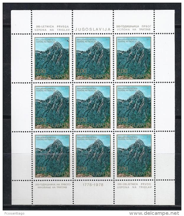 YUGOSLAVIA 1978 - Yvert #1623 Minipliego - MNH ** - Blokken & Velletjes