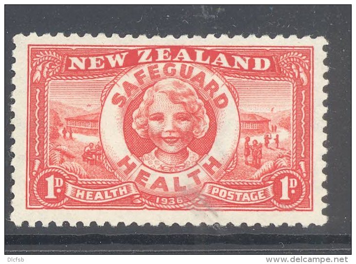 NEW ZEALAND, 1936 Health Stamp Fine MM - Used Stamps