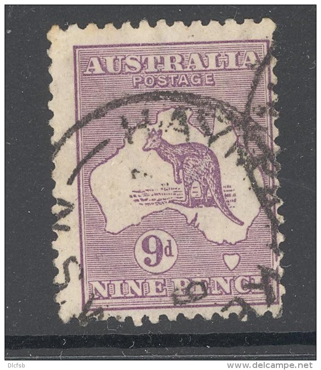 NEW SOUTH WALES, Postmark 'HAYMARKET' On 9D Kangaroo (3rd Wmk Crown Over A, SG 39b) - Usati