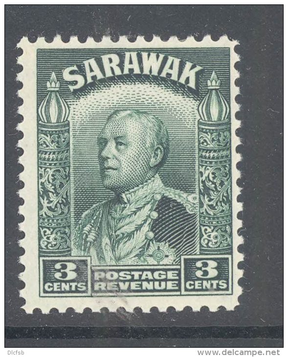 SARAWAK, 1934 3c Green Very Fine MM, Cat &pound;7.50 - Sarawak (...-1963)