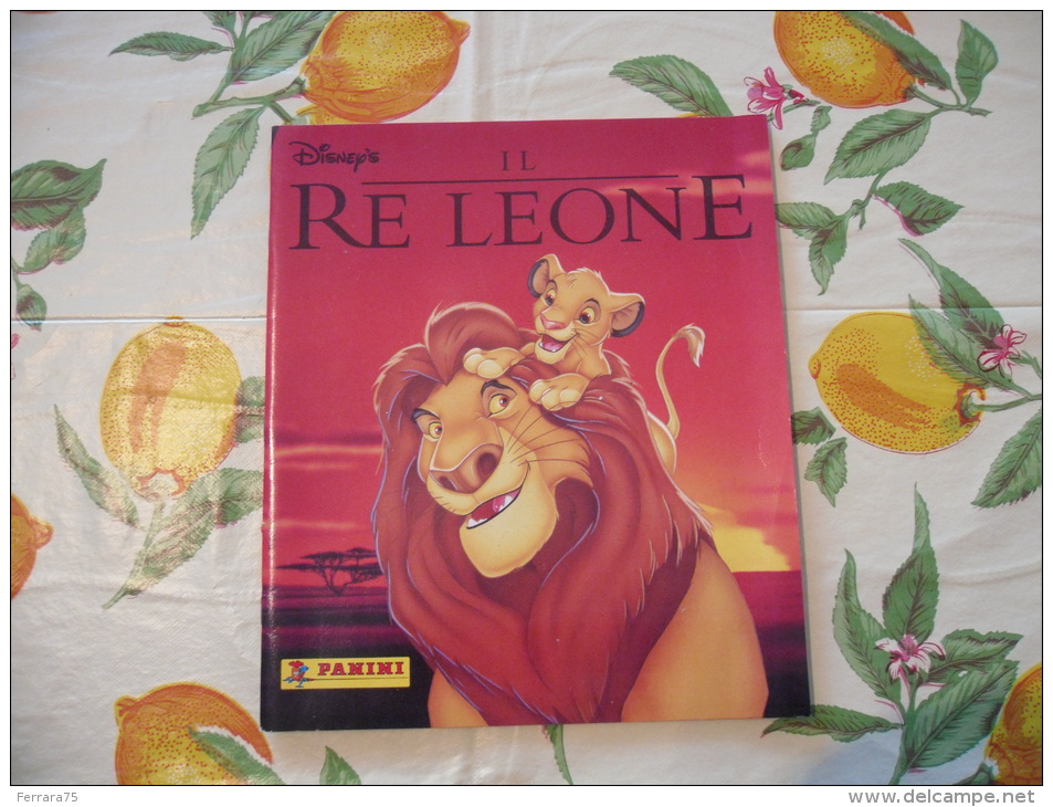 ALBUM PANINI WALT DISNEY IL RE LEONE - Edizione Italiana