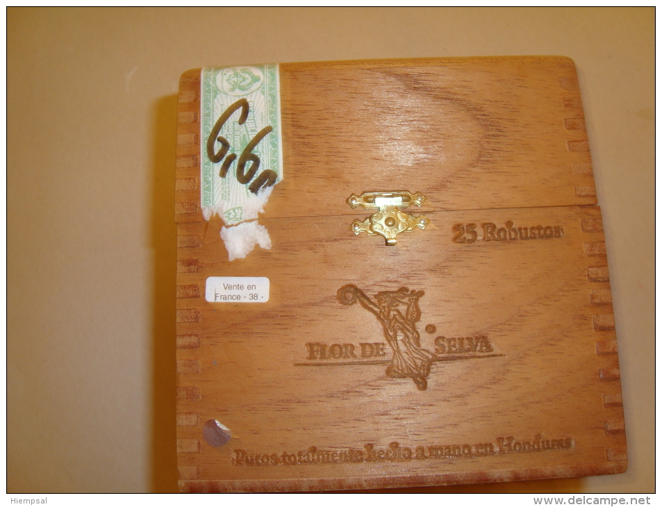 BOITE A CIGARES  VIDE    ( FLOR DE SELVA  ) - Empty Tobacco Boxes