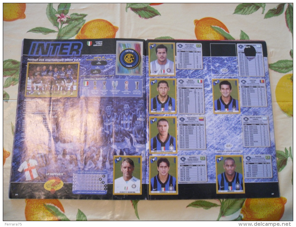 ALBUM PANINI CALCIATORI 2007-2008 FIGURINE N.181 MANCANTI - Edizione Italiana