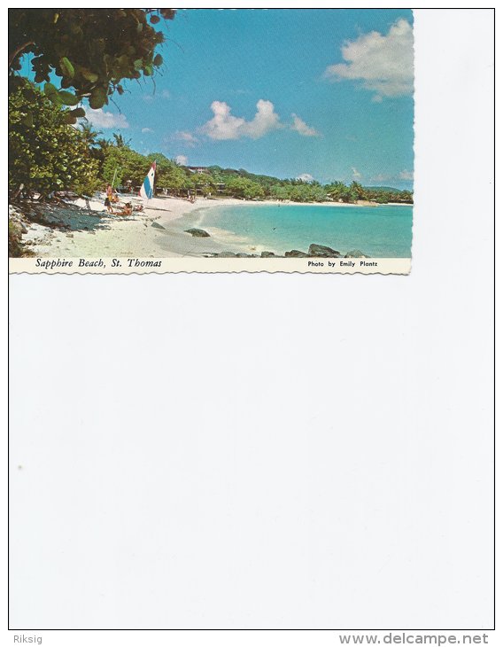 Sapphire Beach  - St. Thomas   Virgin Islands.  A-2966 - Virgin Islands, US