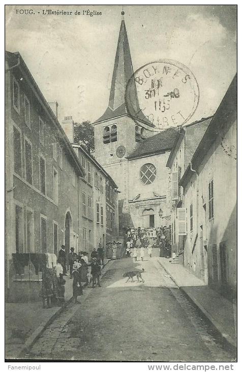 FOUG.  L'Extérieur De L'Église - Foug