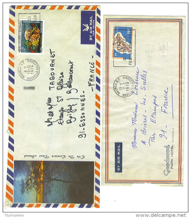 VEND LOT DE 4 LETTRES DE NOUVELLE-CALEDONIE !!!! - Collections, Lots & Séries