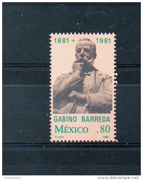 MEXIQUE. N°924 De 1981 (neuf Sans Charnière : MNH). Politicien. - Mexico