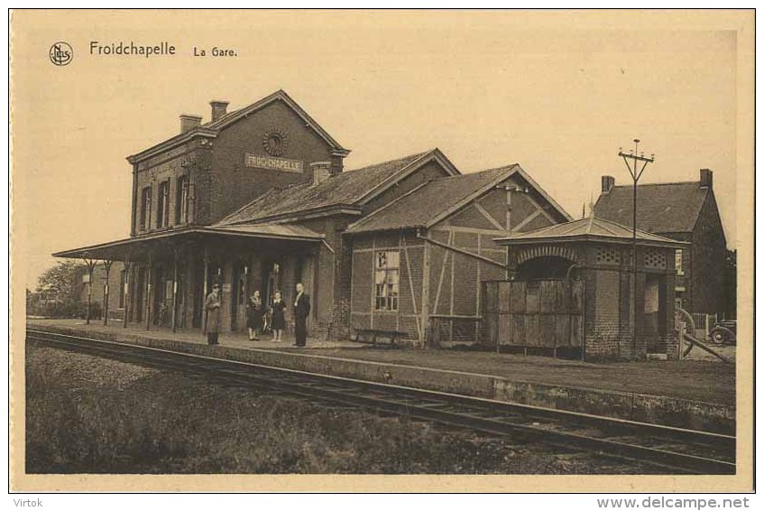 Froidchapelle :  La Gare  (  Station )   -  Carte Carnet - Froidchapelle