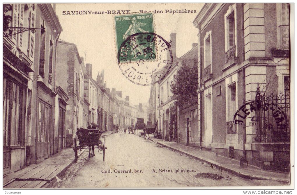 41  SAVIGNY SUR BRAYE Rue Des Pépinières - Autres & Non Classés