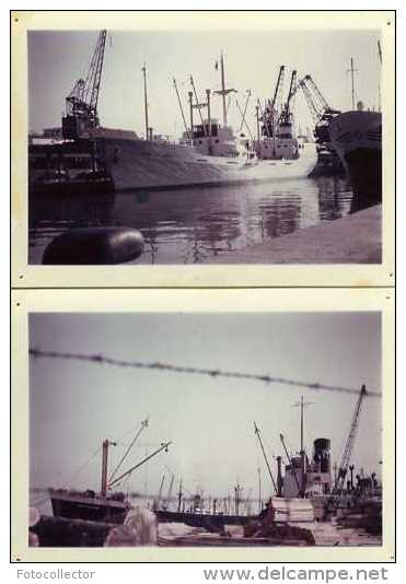 Cargos Le Pierre Le Borgne (armement Le Borgne) Et Le Cap Falcon (armement Mazella) à Quai - Bateaux