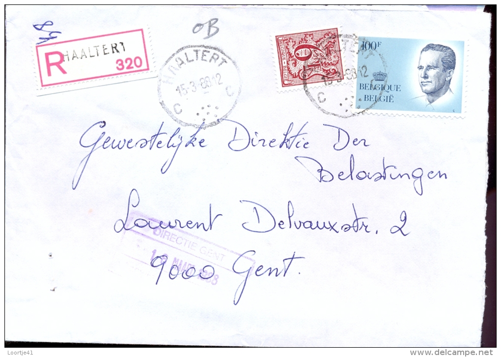 Omslag Enveloppe Aangetekend  Haaltert 320 - 1988 - Covers