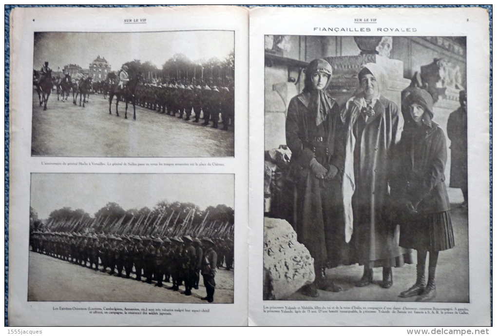 SUR LE VIF N° 89 / 22-07-1916 : HOCHE JOFFRE HYDE-PARK FRONT FRANÇAIS NICOLAS II  LABOURAGE ÉLÉPHANTS - Guerre 1914-18