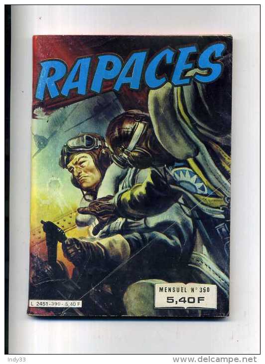 - BD RAPACES N°390 1983 . - Rapaces