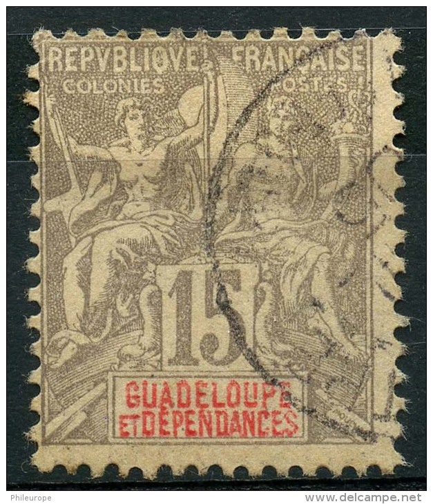 Guadeloupe (1900) N 42 (o) - Oblitérés