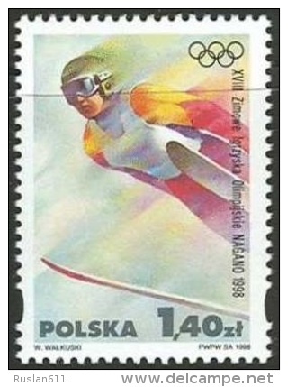 Olympic Games Poland 1998 #3690 Nagano MNH ** - Winter 1998: Nagano