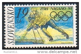 Olympic Games Slovakia 1998 #301 Nagano MNH ** - Winter 1998: Nagano