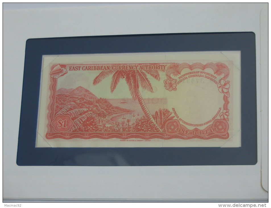 1 One Dollar  - EAST CARIBBEAN CURRENCY AUTHORITY -  - Billet Neuf - UNC -  !!!  **** EN  ACHAT IMMEDIAT  **** - Caraïbes Orientales