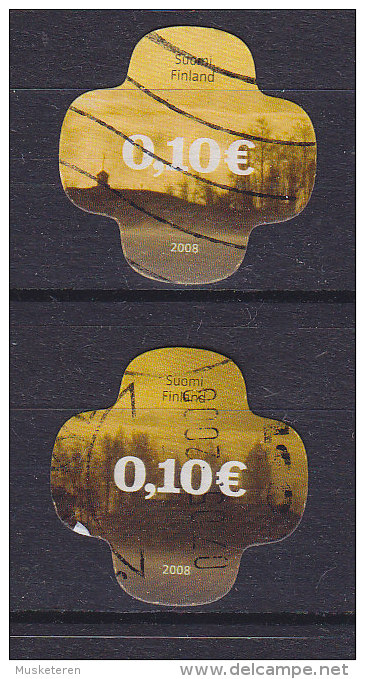 Finland 2008 Mi. 1886-87     0,10 € Schären - Gebruikt