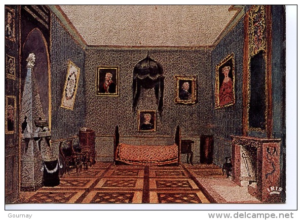 Ferney Voltaire (ain) : Intérieur De La Chambre De Voltaire Gravures Anciennes N° 93 édit Théojac - Ferney-Voltaire