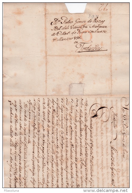 01202 Carta De Madrid A Tordecillas 1831 - ...-1850 Prefilatelia