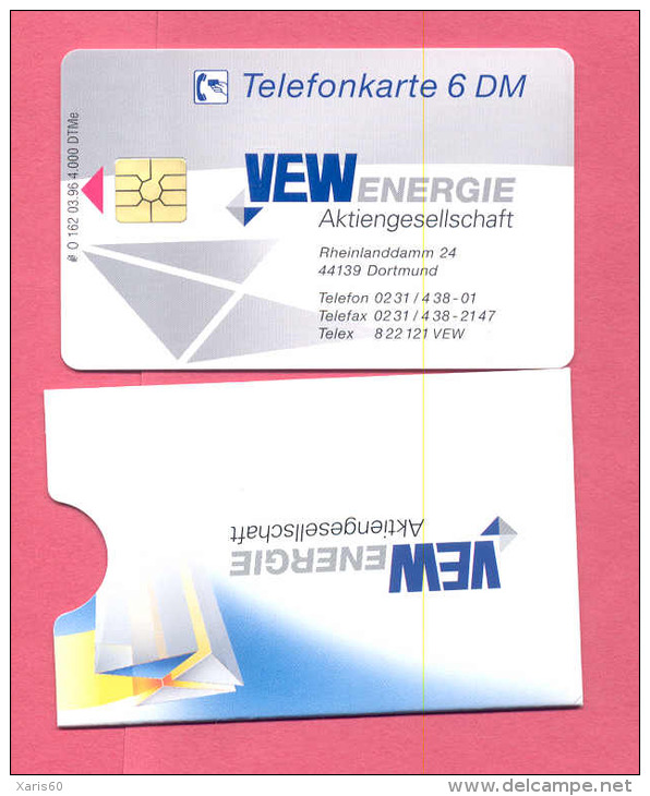 GERMANY: O-162 03/96 "VEW Energie" (4.000 Ex) In Wallet MINT - O-Series : Customers Sets