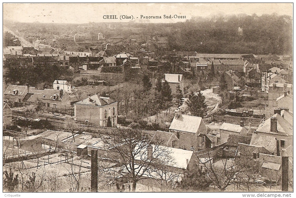 60100 CREIL - PANORAMA En 1935 - Creil