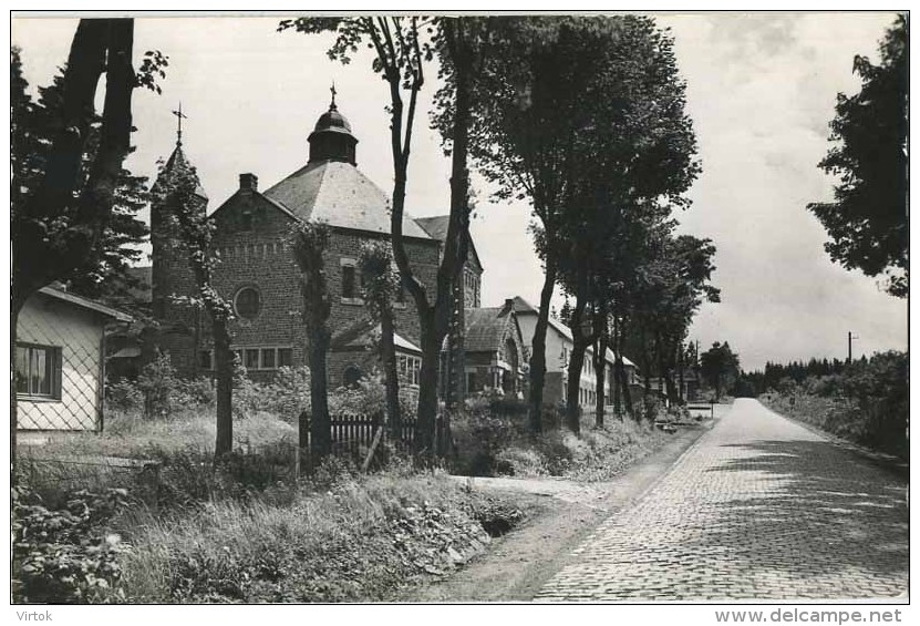 Elsenborn :  L'église  (  Ecrit Avec Timbre ) - Elsenborn (camp)