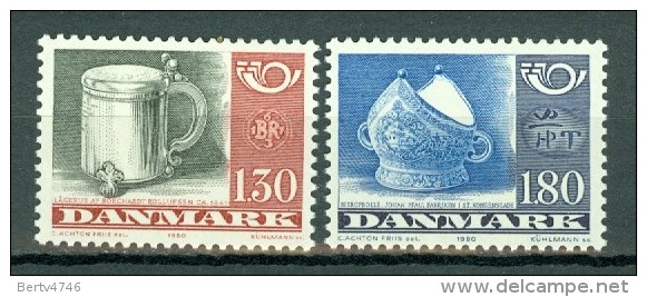 Danmark 1980,  Yv.  711/712**,  Mi. 708/709** - Unused Stamps