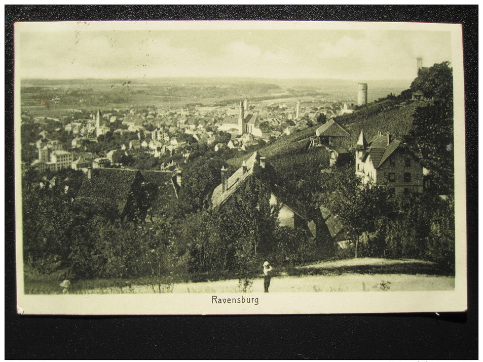 Old Postcard - Ravensburg, Panorama 1917 (WWI) - Ravensburg