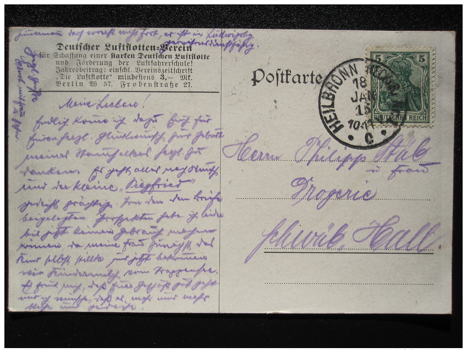 Old Postcard - Zeppelin Angriff Auf Antwerpen 1915 (WWI) - Guerra 1914-18