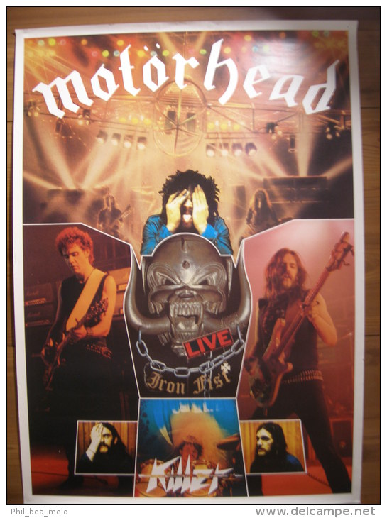 MUSIQUE - MOTÖRHEAD - POSTER - IRON FIST KILLERS AVEC BRIAN ROBERTSON - 86x61cm - Posters