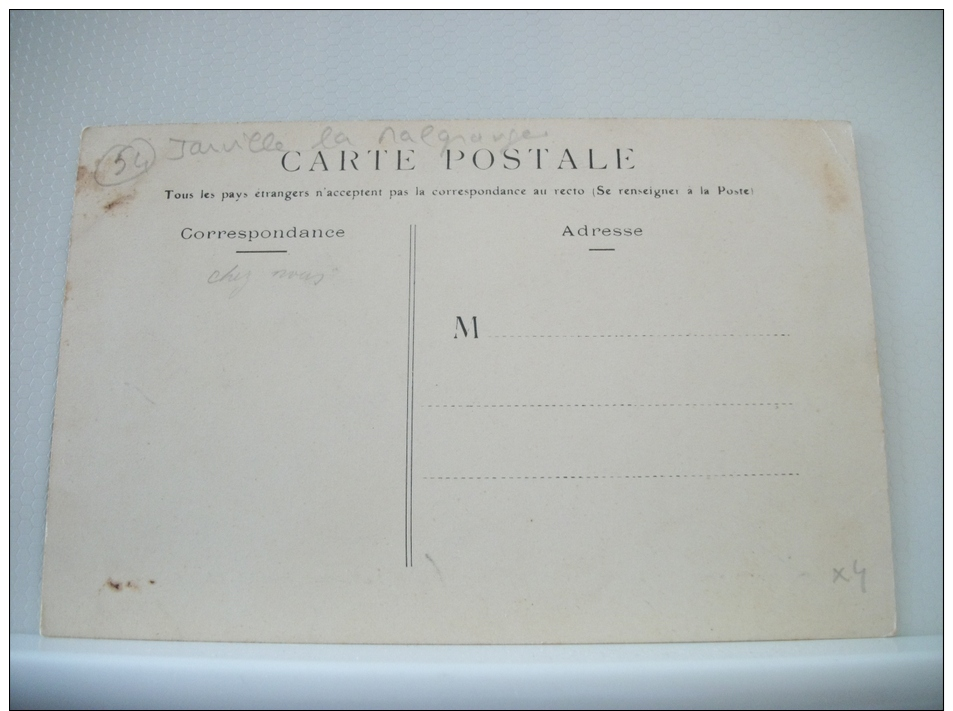 54 CHATEAU DE LA MALGRANGE - LE BATIMENT CENTRAL  ET L'AILE DROITE - (EDITION G. CUNY NANCY N° 316) - Andere & Zonder Classificatie