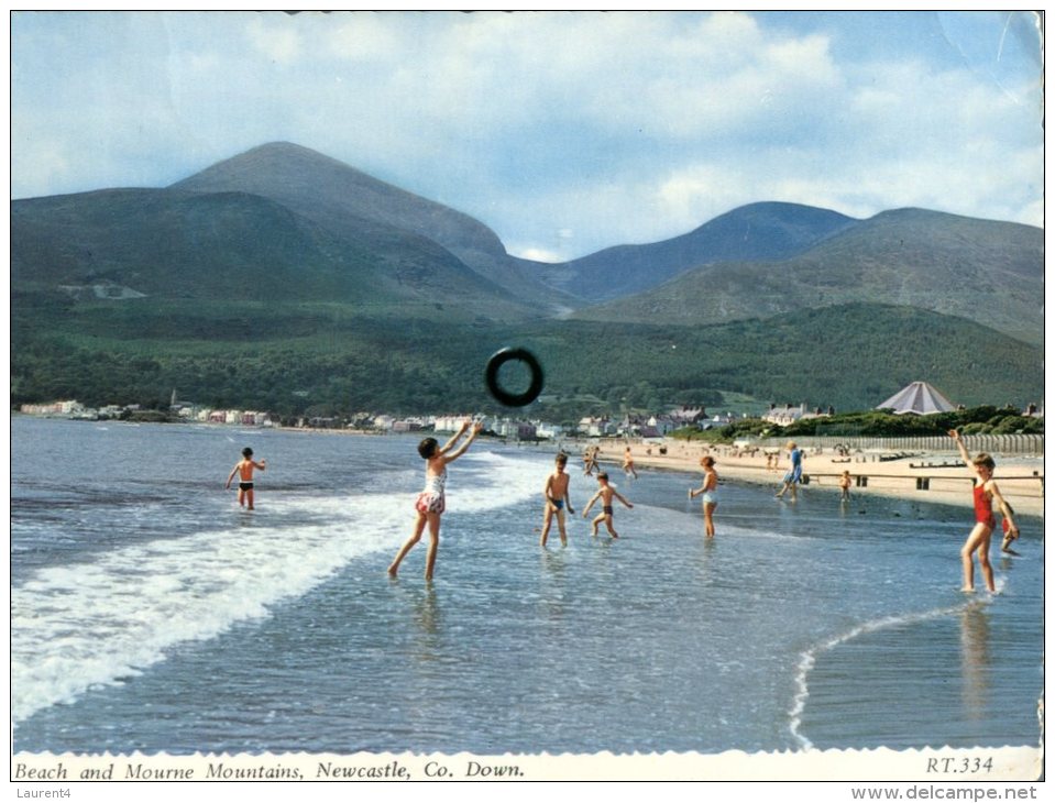 (184) UK - Northern Ireland Co Down - Newcastle Beach And Mourne Mountain - Down