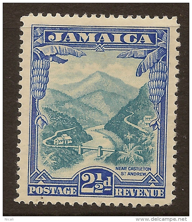 JAMAICA 1938 2 1/2d KGVI SG 125 HM ZC417 - Jamaïque (...-1961)