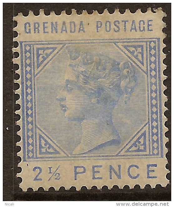 GRENADA 1883 2 1/2d QV SG 32 HM ZC411 - Grenada (...-1974)
