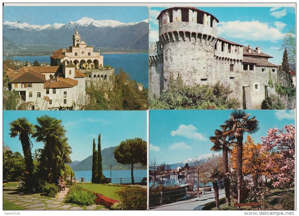 16 POSTCARDS: LOCARNO (Ticino) -  Suisse/Schweiz/Switzerland/CH - See 5 Scans - 5 - 99 Postkaarten