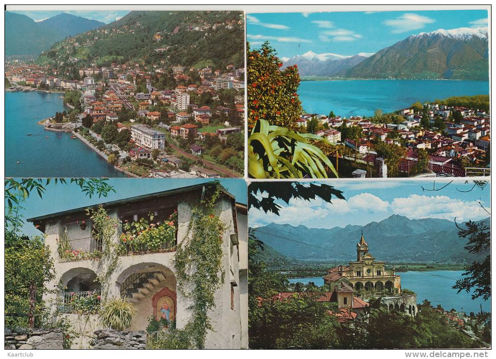 16 POSTCARDS: LOCARNO (Ticino) -  Suisse/Schweiz/Switzerland/CH - See 5 Scans - 5 - 99 Postkaarten